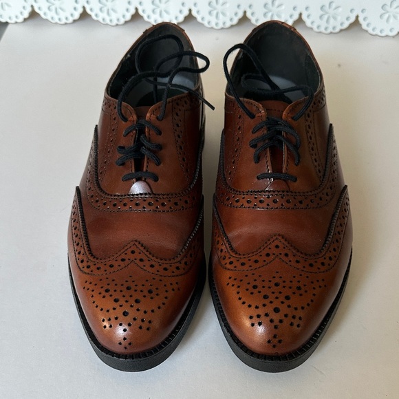 Vintage Dexter Classic Brown Brogue Men\'s Shoes size 81/2